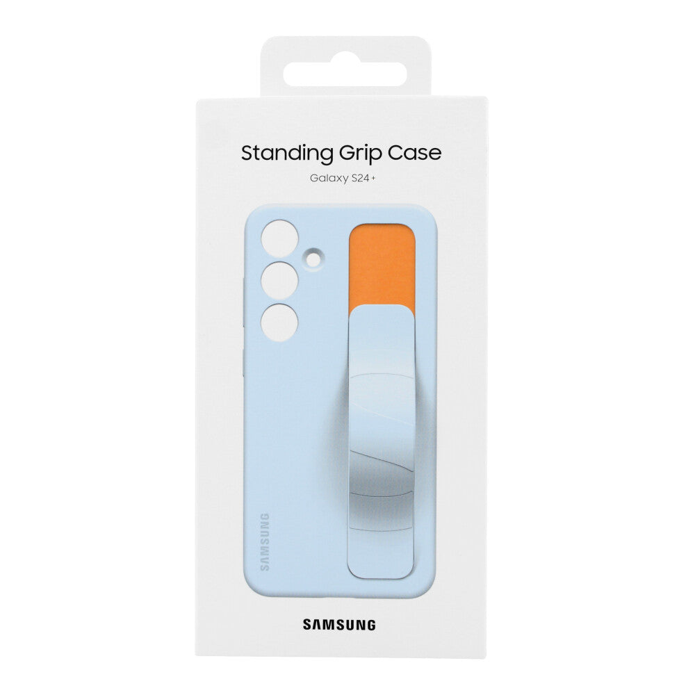 Samsung Standing Grip Cover / Tasche / Case SM-S926 Galaxy S24+ hellblau EF-GS926CLE