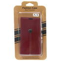 Book Case Fashion for Galaxy A3 - Brown