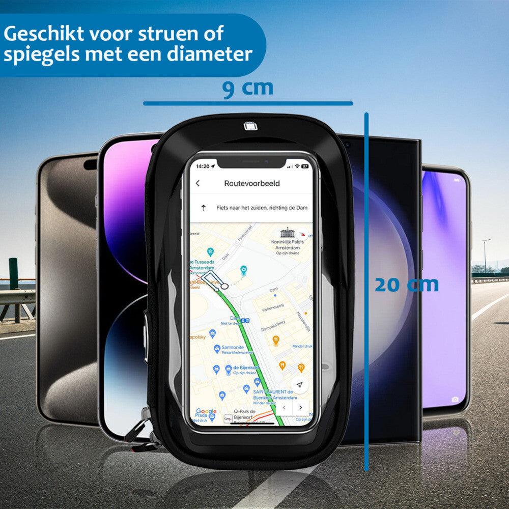 UFUZON Fahrrad-Telefonhalterung, wasserdicht