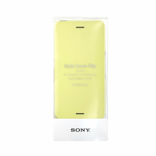 Sony Style Protective Case Flip SCR58 Xperia X green / gold