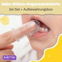 Babyton Silikon-Fingerbürste für Babys