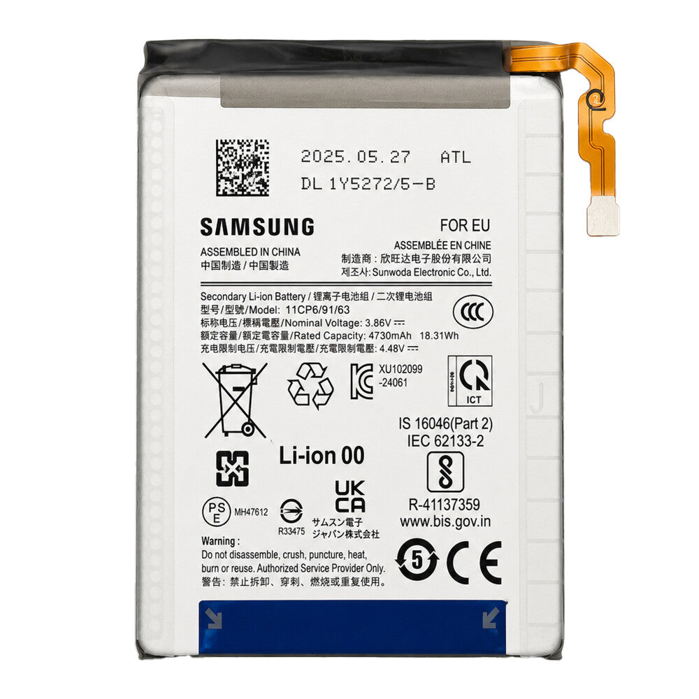 Samsung Akku EB-BF742ABE SM-F761 Galaxy Z Flip7 FE GH82-37737A