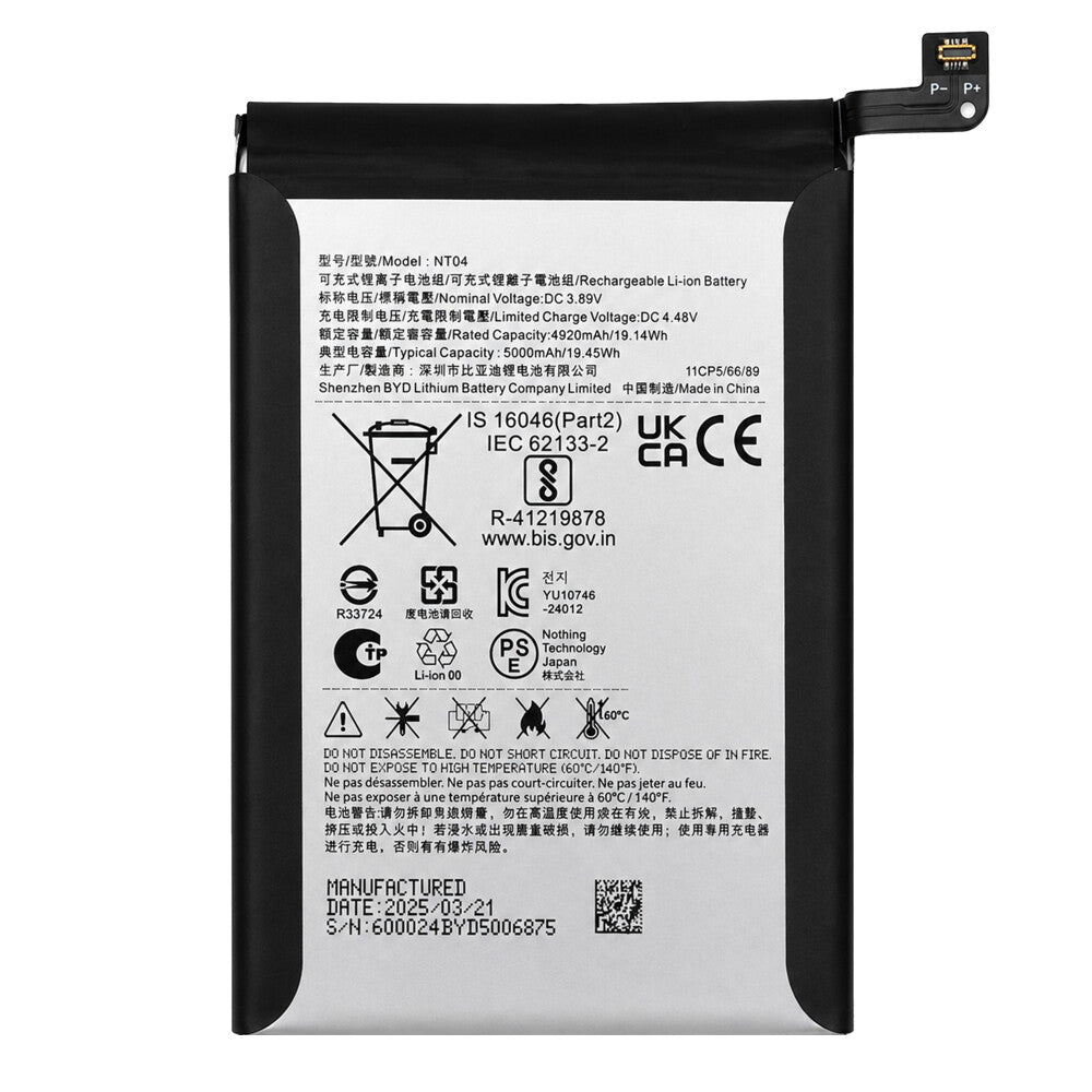 Akku NT04 für Nothing Phone 3a/3a Pro