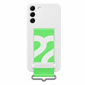 Samsung Silicone Case with Strap Galaxy S22 Plus white EF-GS906TWEGWW