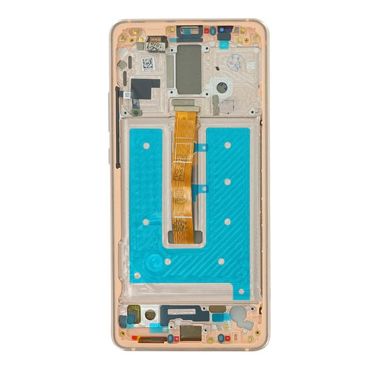 OEM display unit + frame for Huawei Mate 10 Pro gold, without logo