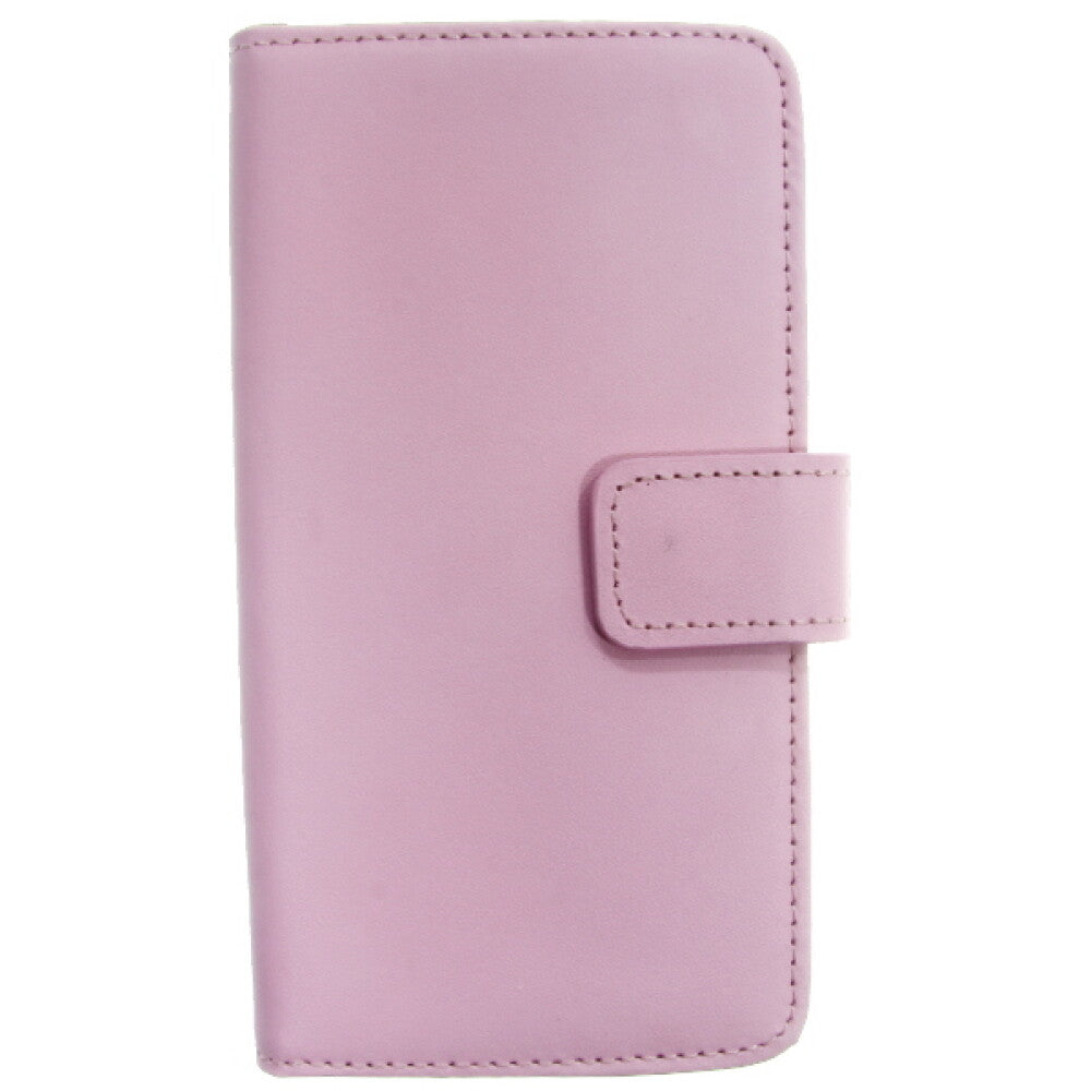 Slim Leather Book Case for HTC M7 for - pink 4250710548125