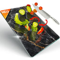 Decovetro Schneidebrett Glas |40x30cm | Glasschneidebrett | Leicht zu reinigen