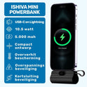 UFUZON Mini Powerbank 5k mah-Schwarz