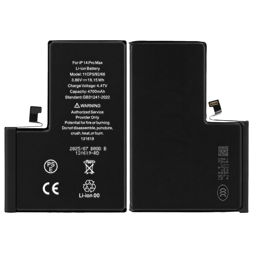 Diagnostizierbarer 4770-mAh-Akku mit hoher Kapazität für das iPhone 14 Pro Max