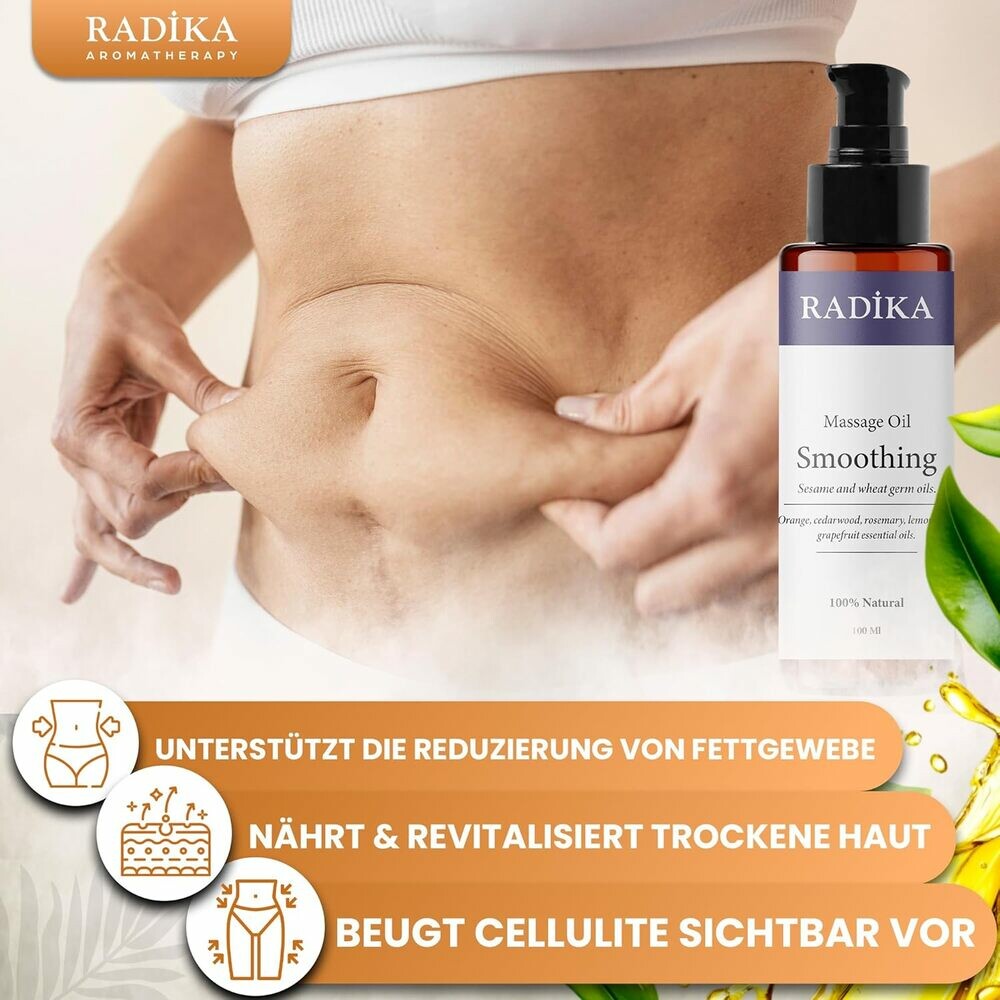 Massageöl, Beruhigendes Massage-Öl, 100% Rein, BIO, natürlich, 100 ml