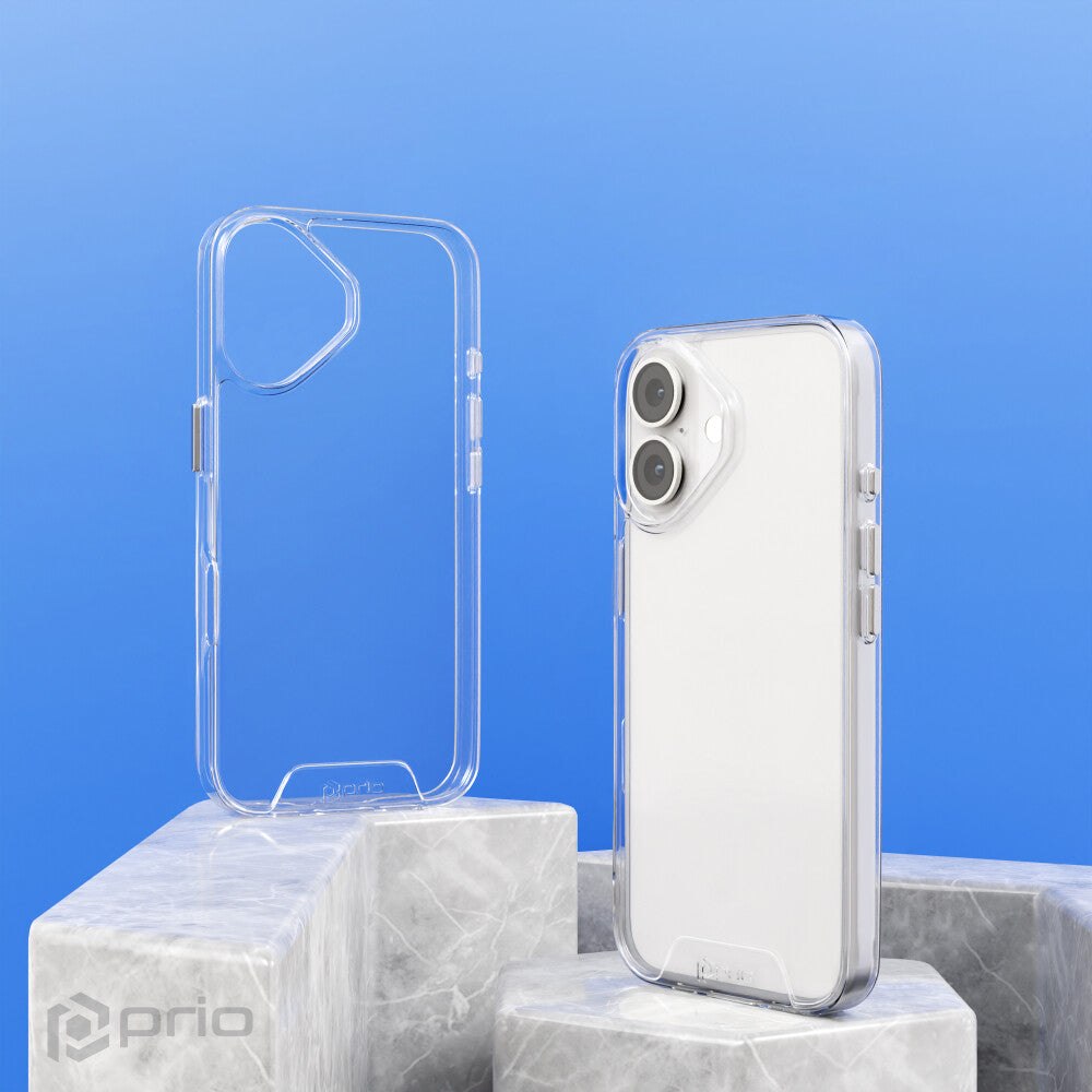 prio Schutzhülle für iPhone 17 transparent