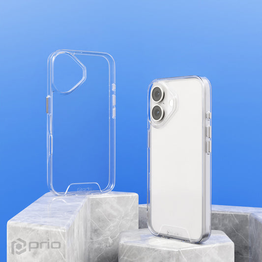 prio Schutzhülle für iPhone 17 transparent
