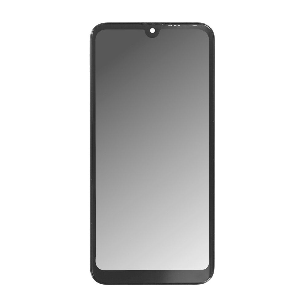 Displayeinheit + Rahmen für Huawei Y7 2019 schwarz, ohne Logo