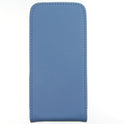 Slim Leather Flip Case for iPhone 4/4s - blue