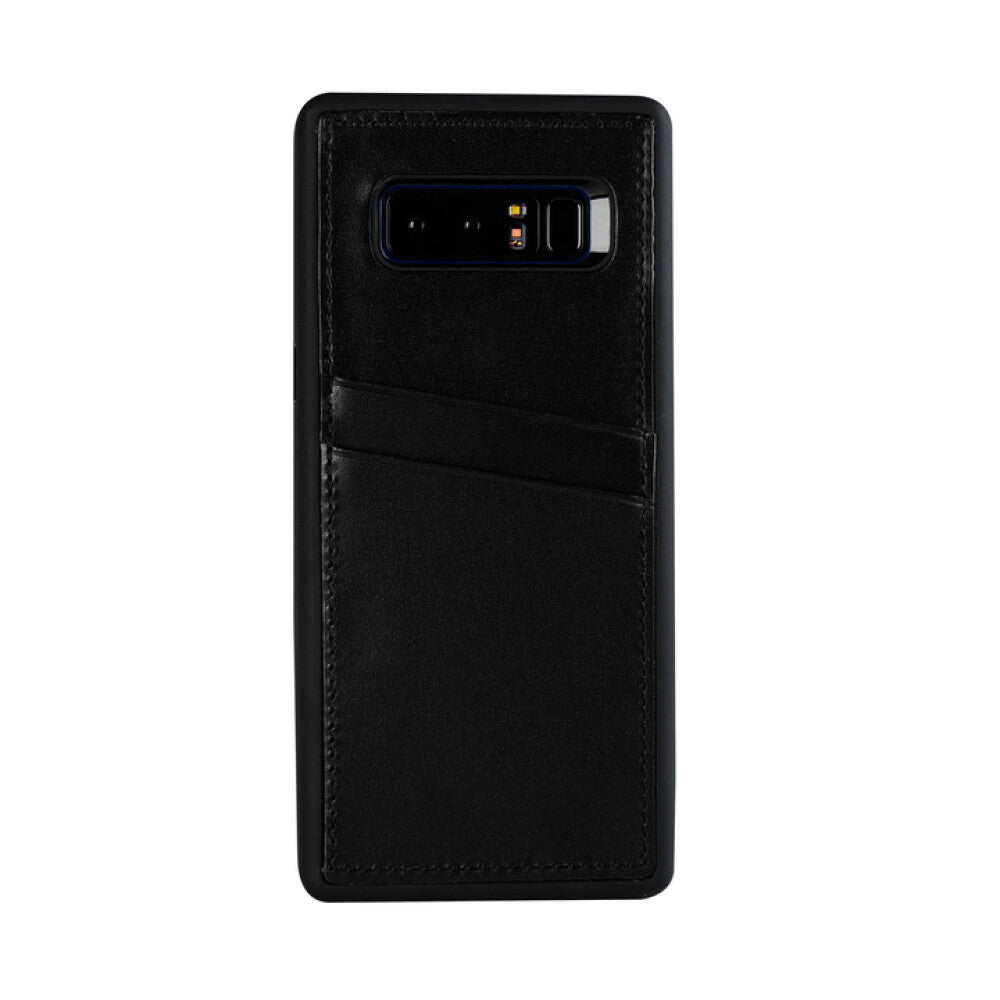 Genuine Leather Protective Case CC for Samsung Galaxy S8 Plus beta black