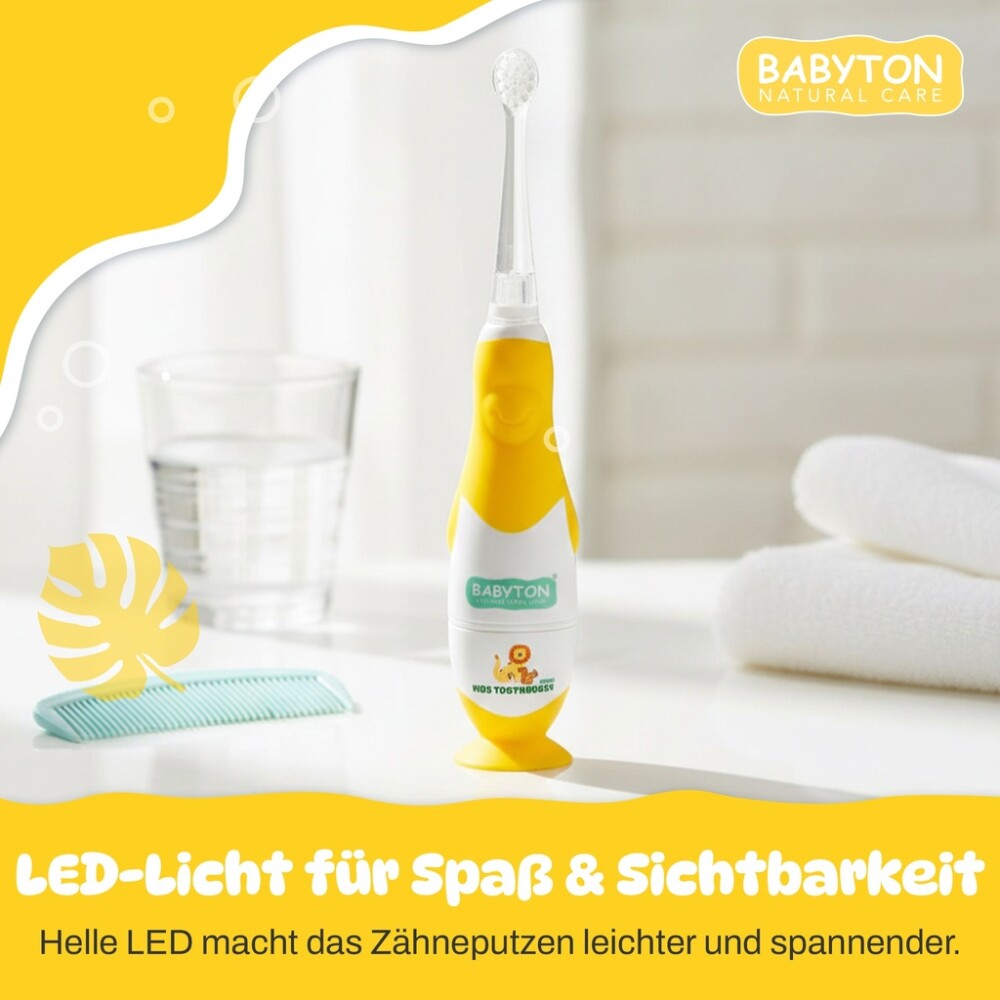 Babyton Sonic Kinderzahnbürste & Ersatzbürstenkopf