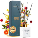 SCENTFUME Raumduft mit Duftstäbchen, Birne, Mandarine, Orange, 110 ml