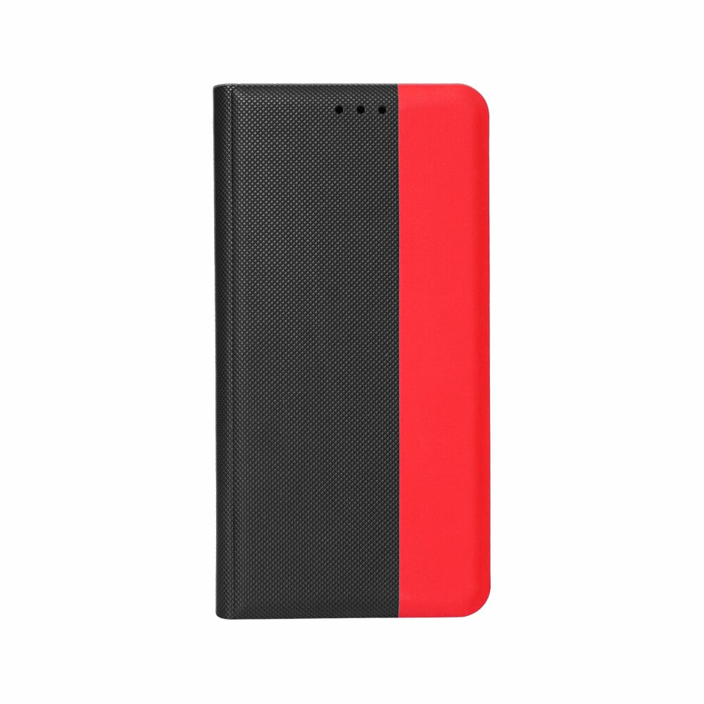 prio Book Case Fashion for iPhone 14 black-red