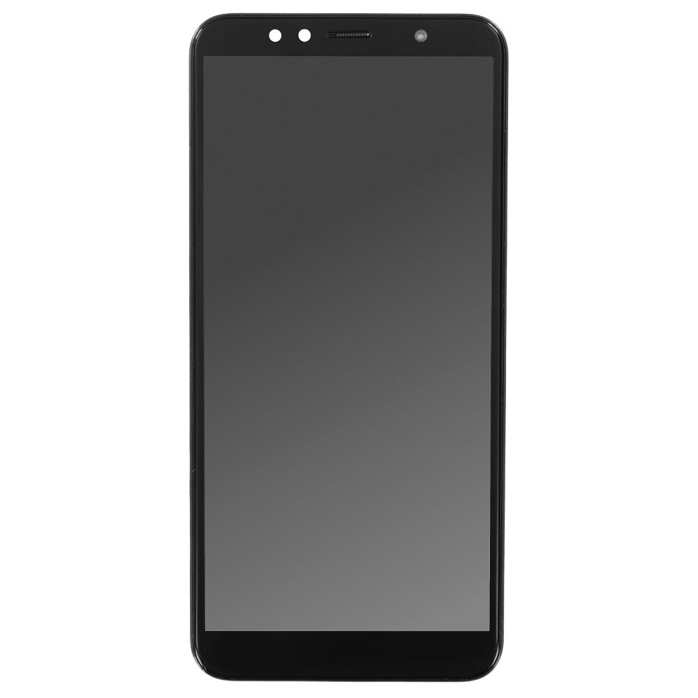 OEM Displayeinheit + Rahmen für Huawei Y6 2018 schwarz, ohne Logo