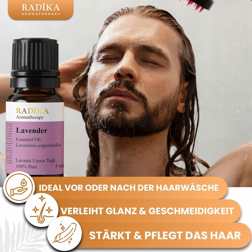 Lavendelöl, ätherisches Öl, 100% Rein, BIO, natürlich, 10 ml