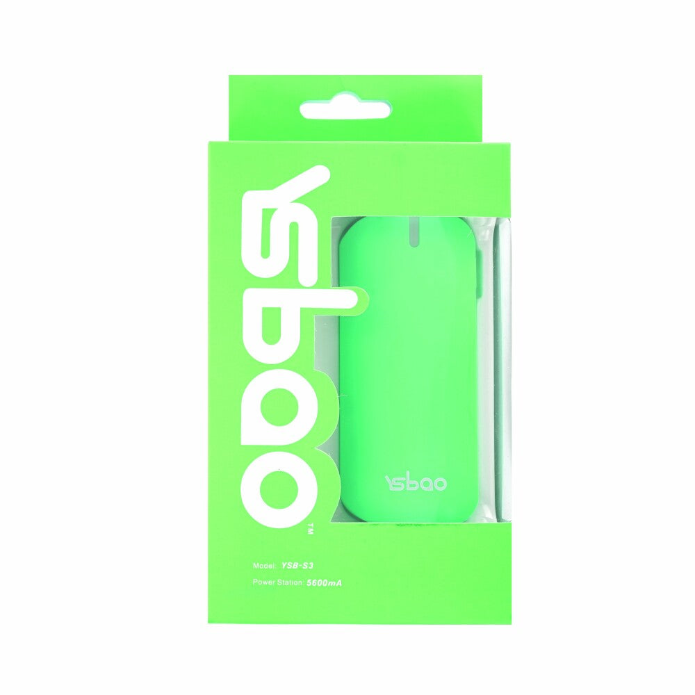 Yisuibao YSB-S3 Power Bank 5600mAh green