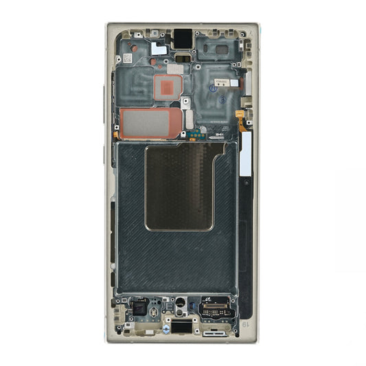 Original Display für Samsung Galaxy S24 Ultra LCD + Rahmen titanium GH82-33396A Hauptbild