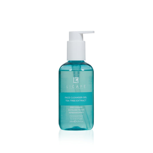 Tea Tree Gesichtsreinigungsgel 200 ml - Sanfte Tiefenreinigung & Feuchtigkeit