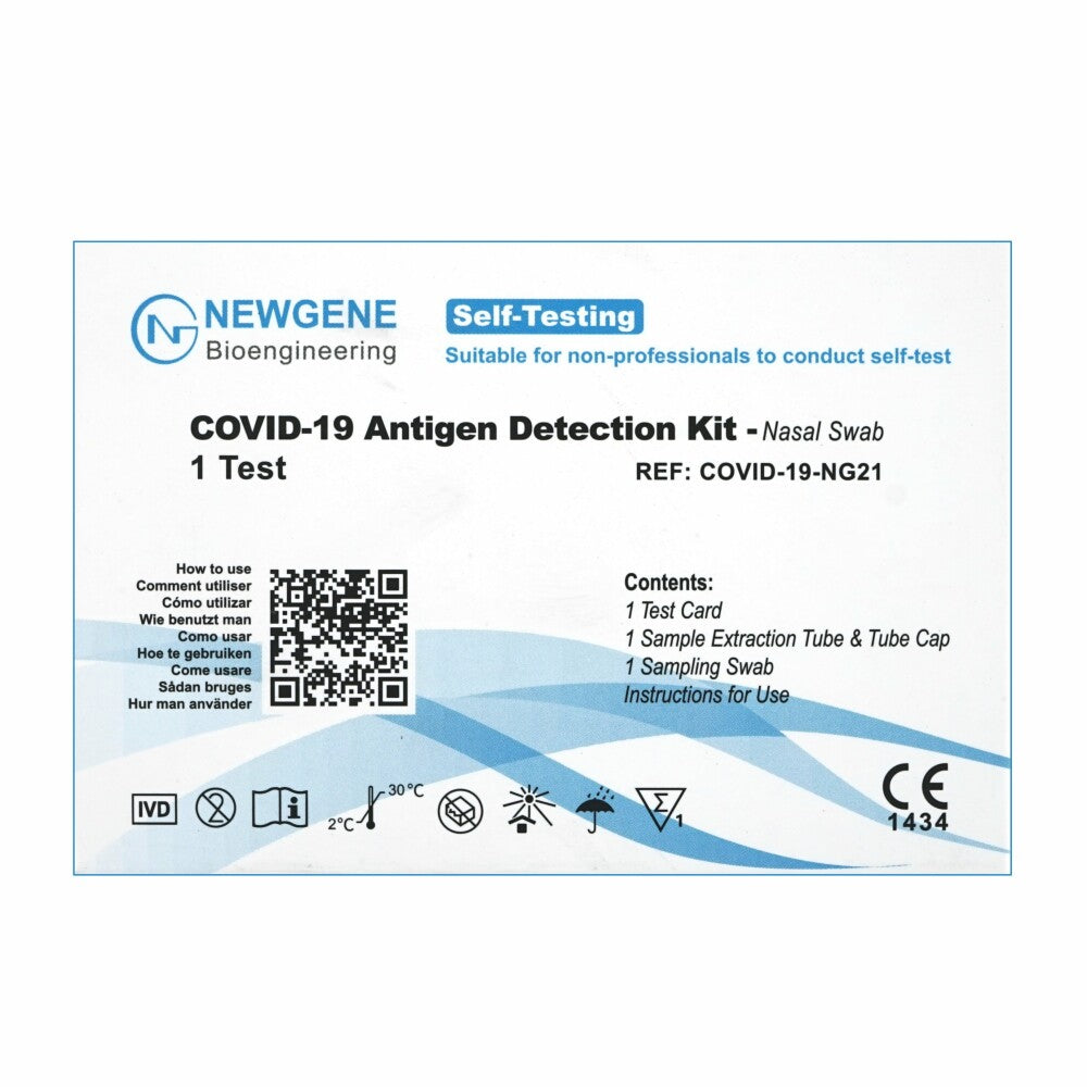 1x Newgene Covid-19 Antigen-Schnelltest-Kit (Laientest) AT1210/21