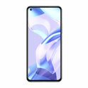 OEM Display + Rahmen für Xiaomi 11 Lite 5G NE Silber / Weiß