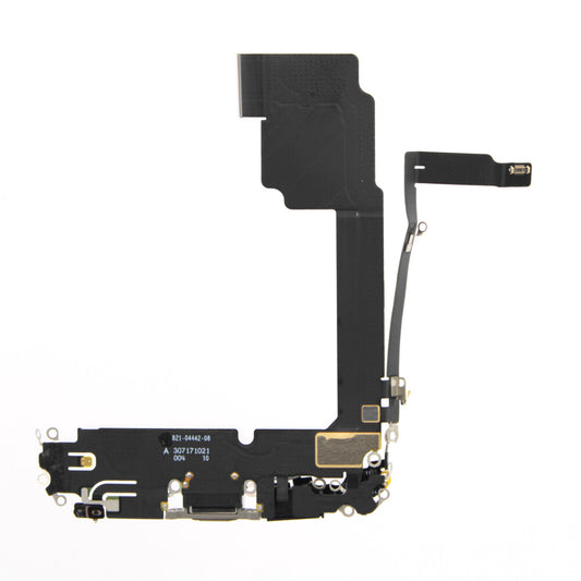 OEM charging port flex for iPhone 15 Pro Max, natural titanium