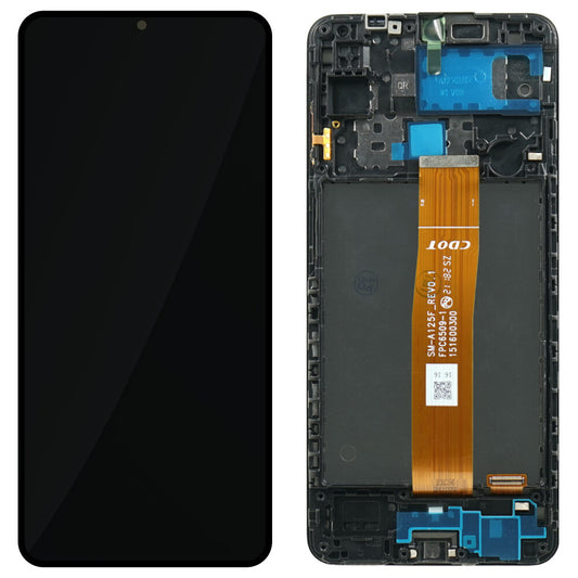 Samsung Display + Rahmen (montiert) A125F Galaxy A12 GH82-24490A