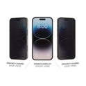 prio 3D Anti-Spy Screen Protector for Samsung S24+ black