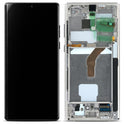 Samsung Display + Rahmen (montiert) S908 Galaxy S22 Ultra weiß