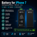616-00259 Akku für iPhone 7 Batterie Ersatzakku