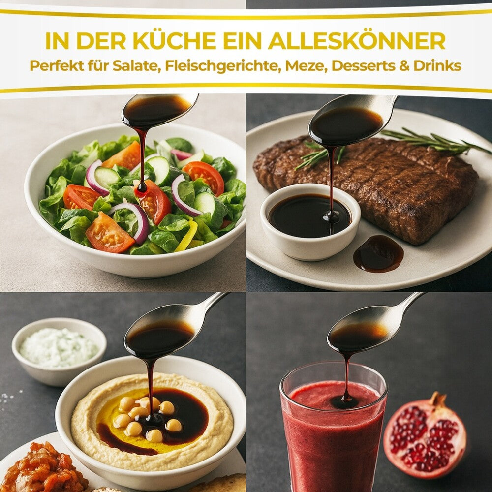 Granatapfelsirup natürlich, Bio-Granatapfel, ECOCERT Certification 350gr