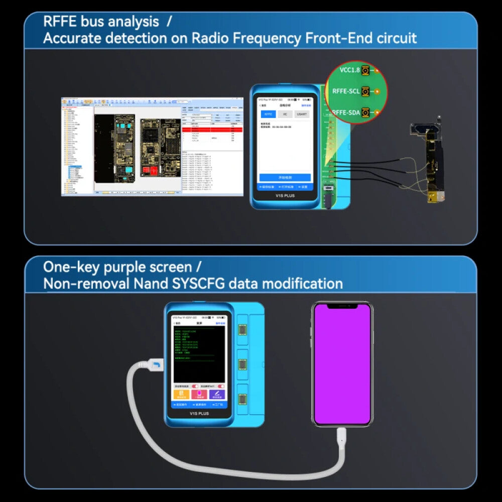 JCID V1S Plus Smart Programmer für iPhone 6-16PM Komponentenreparatur