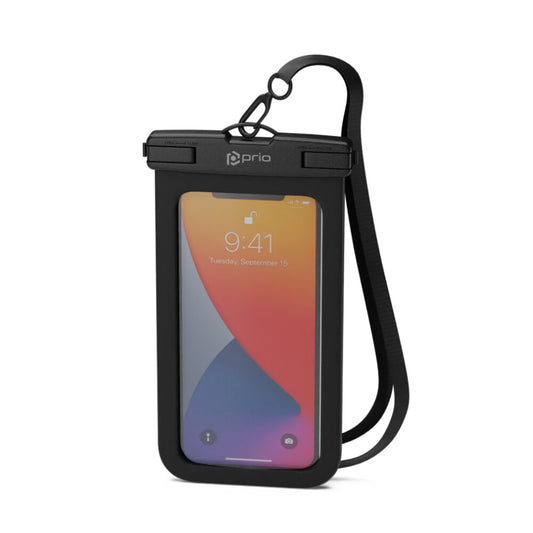 prio Waterproof Smartphone Case, Cell Phone Case Black