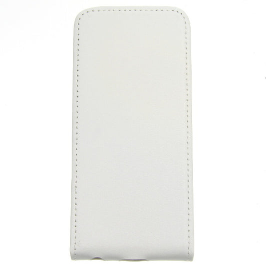 Slim Leather Flip Case iPhone 5c - white 4250710542260