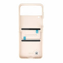 Samsung Flap Leather Cover Galaxy Z Flip 4 peach EF-VF721LPE