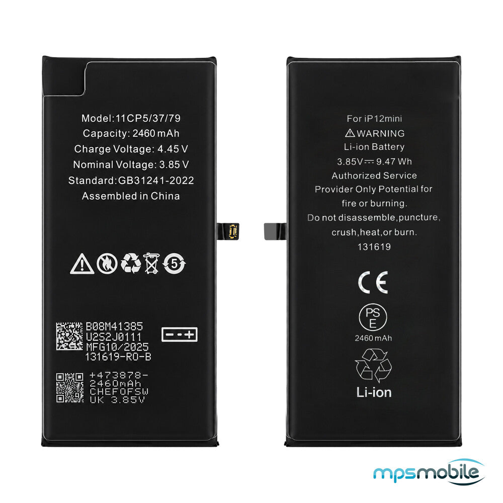 Diagnostizierbarer 2460-mAh-Akku mit hoher Kapazität für das iPhone 12 mini