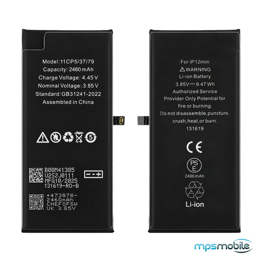 Diagnostizierbarer 2460-mAh-Akku mit hoher Kapazität für das iPhone 12 mini