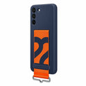 Samsung Silicone Case with Strap Galaxy S21 FE navy EF-GG990TNEGWW