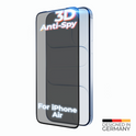 prio 3D Anti-Spy Panzerglas für iPhone 17 Air (6,5 Zoll) schwarz