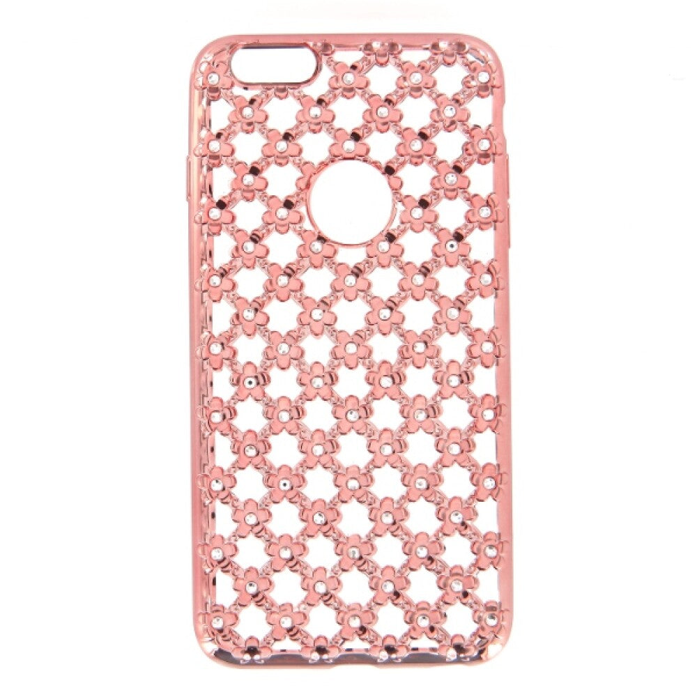 Silicone Case Diamond Iphone 6 Plus rose