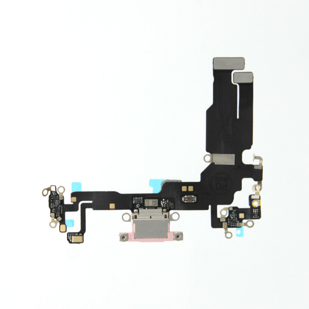 OEM charging port flex for iPhone 15 pink