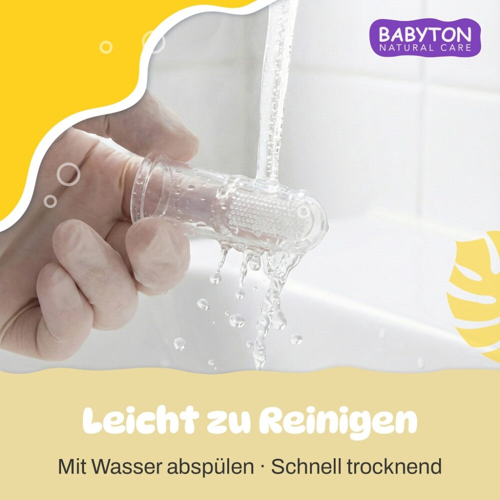Babyton Silikon-Fingerbürste für Babys