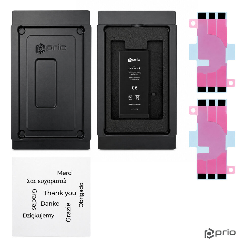 prio Hochleistungsakku für iPhone 11 (3470 mAh) - Universal APN -