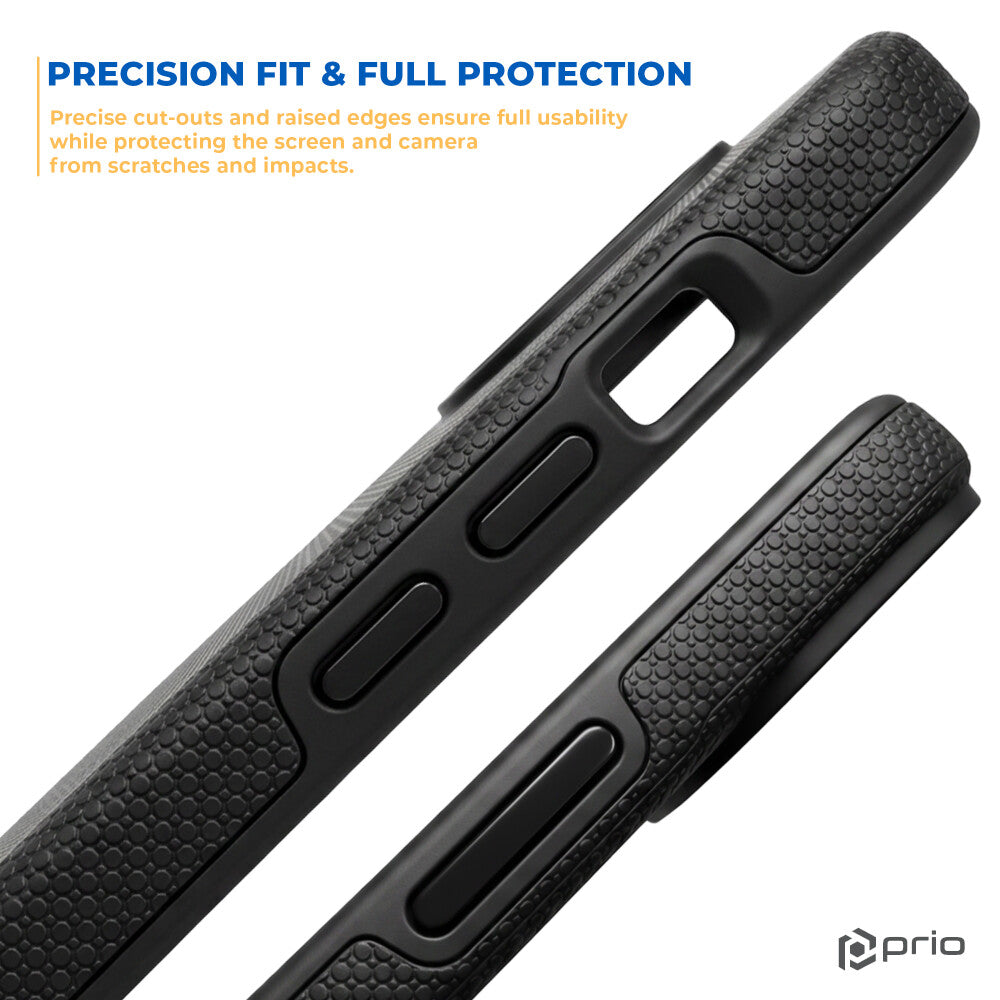prio Protective Cover for iPhone 15 Plus/14 Plus (6.7in) black