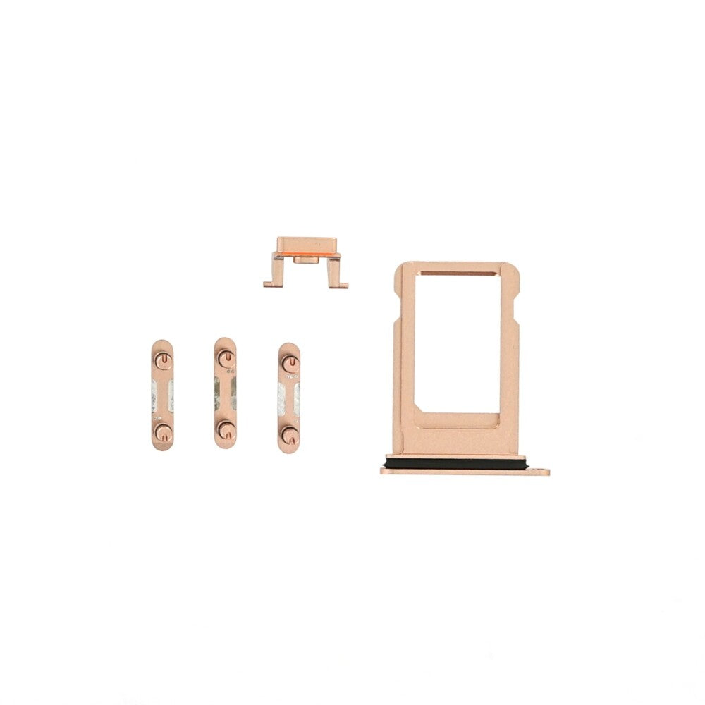 OEM button set for iPhone 8 gold