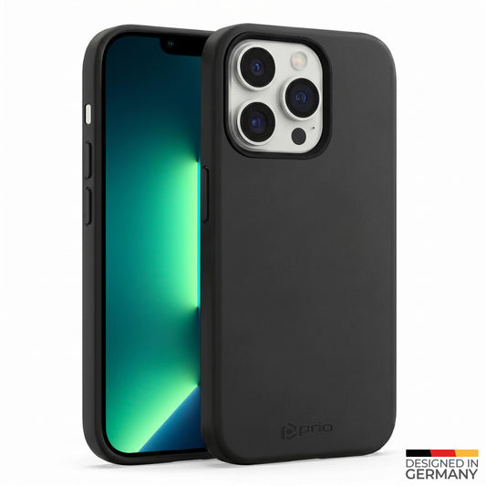 prio Silikonschutzhülle für iPhone 13 Pro schwarz
